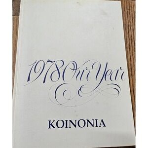 1978 Year Book North County Christian School‎ Ferguson MO Koinonia Hardback